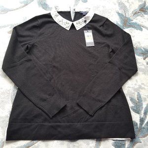 🆕️ NWT Tommy Hilfiger black sweater, Size S